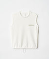 【GUACAMOLE】FUNCTIONAL RASH SLEEVELESS TOP WHITE