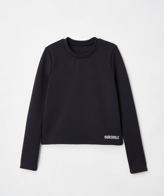 【GUACAMOLE】FUNCTIONAL LONG SLEEVE TOP / PANTS IN SKIRT BLACK