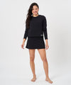 【GUACAMOLE】FUNCTIONAL LONG SLEEVE TOP / PANTS IN SKIRT BLACK