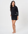 【GUACAMOLE】FUNCTIONAL LONG SLEEVE TOP / PANTS IN SKIRT BLACK