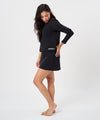 【GUACAMOLE】FUNCTIONAL LONG SLEEVE TOP / PANTS IN SKIRT BLACK